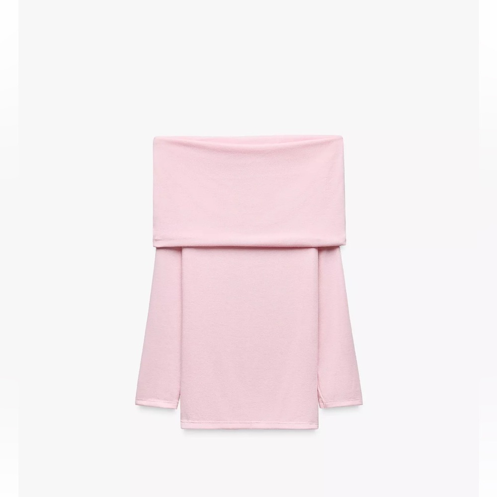 Pink Off-Shoulder Top